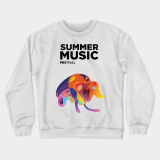 Summer Music Festival Crewneck Sweatshirt